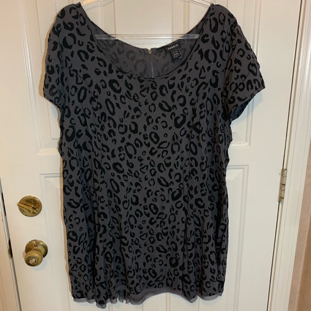 Torrid animal print tunic 3